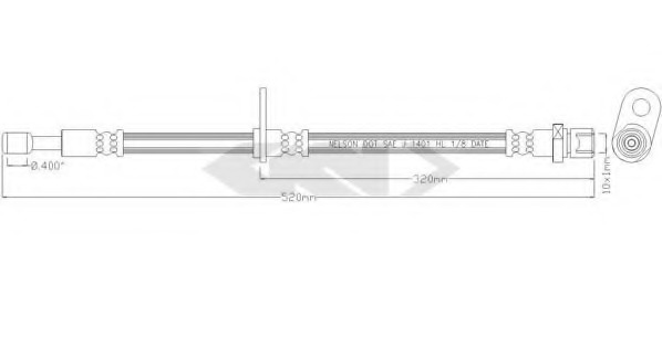 Furtun frana 339277 SPIDANN - Furtun frana