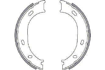 Set saboti frana, frana de mana 33945 SPIDANN - Frana de mana