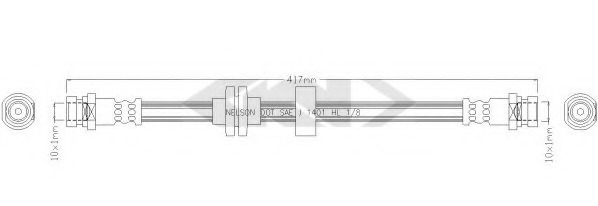 Furtun frana 339531 SPIDANN - Furtun frana