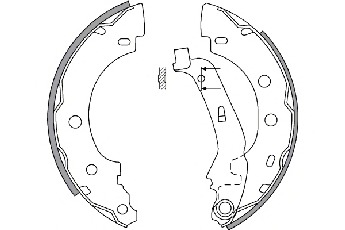 Set saboti frana 33957 SPIDANN - Material frictiune sabot frana/ sabot frana Set saboti frana 33957 SPIDANN - Material frictiune sabot frana/ sabot frana
