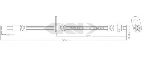 Furtun frana 340367 SPIDANN - Furtun frana