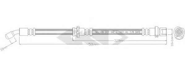 Furtun frana 340368 SPIDANN - Furtun frana