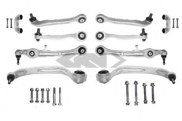 Set reparatie, bara stabilizatoare 46500 SPIDANN - Brate suspensie / directie (bascula)