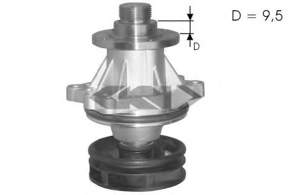 pompa apa 60356 SPIDANN - Pompa apa/ garnitura