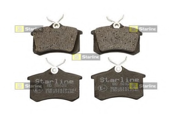 set placute frana,frana disc BD S002S STARLINE - Frana disc set placute frana,frana disc BD S002S STARLINE - Frana disc