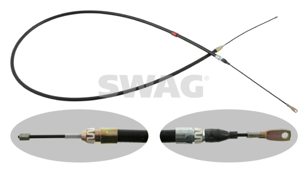 Cablu, frana de parcare 10 90 1667 SWAG - Maneta/ cablu Cablu, frana de parcare 10 90 1667 SWAG - Maneta/ cablu