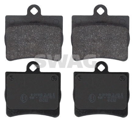 set placute frana,frana disc 10 91 6152 SWAG - Set placute frana set placute frana,frana disc 10 91 6152 SWAG - Set placute frana