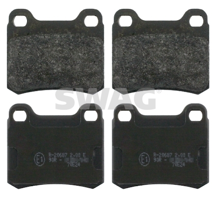 set placute frana,frana disc 10 91 6154 SWAG - Set placute frana set placute frana,frana disc 10 91 6154 SWAG - Set placute frana