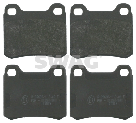 set placute frana,frana disc 10 91 6156 SWAG - Frana disc set placute frana,frana disc 10 91 6156 SWAG - Frana disc