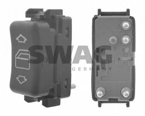 comutator,macara geam 10 91 8305 SWAG - Motor / releu