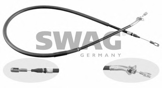 Cablu, frana de parcare 10 92 1263 SWAG - Maneta/ cablu Cablu, frana de parcare 10 92 1263 SWAG - Maneta/ cablu