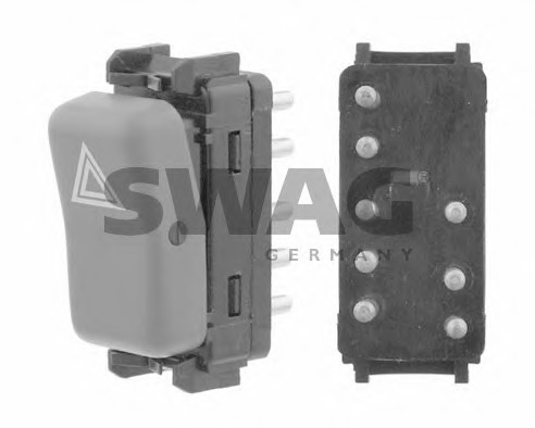 comutator ,lumini de avarie 10 92 4198 SWAG - Intrerupatoare / relee / control comutator ,lumini de avarie 10 92 4198 SWAG - Intrerupatoare / relee / control