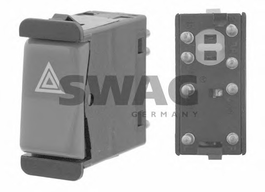 comutator ,lumini de avarie 10 92 4199 SWAG - Intrerupatoare / relee / control comutator ,lumini de avarie 10 92 4199 SWAG - Intrerupatoare / relee / control