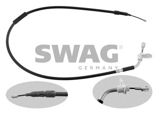 Cablu, frana de parcare 10 93 4909 SWAG - Maneta/ cablu Cablu, frana de parcare 10 93 4909 SWAG - Maneta/ cablu
