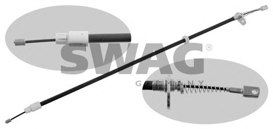 Cablu, frana de parcare 10 93 4914 SWAG - Maneta/ cablu Cablu, frana de parcare 10 93 4914 SWAG - Maneta/ cablu