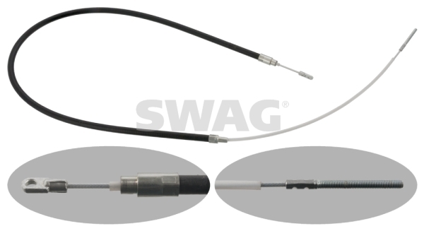 Cablu, frana de parcare 20 90 1759 SWAG - Maneta/ cablu Cablu, frana de parcare 20 90 1759 SWAG - Maneta/ cablu