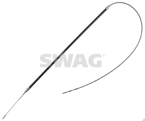 Cablu, frana de parcare 20 91 2302 SWAG - Maneta/ cablu
