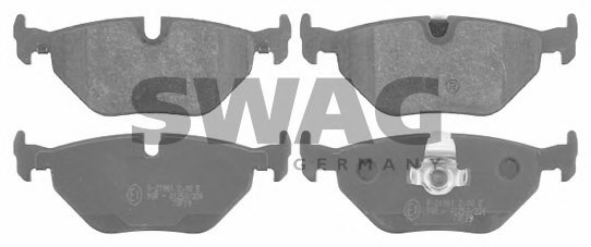 set placute frana,frana disc 20 91 6190 SWAG - Frana disc