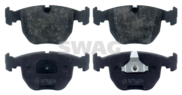 set placute frana,frana disc 20 91 6345 SWAG - Frana disc
