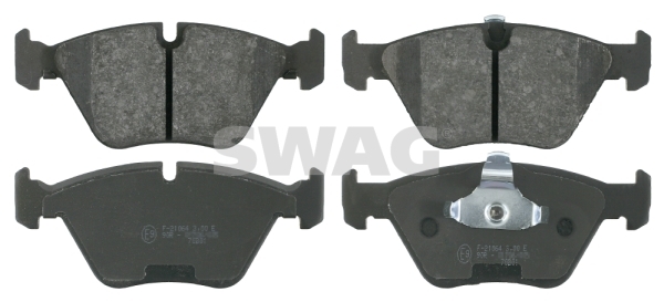 set placute frana,frana disc 20 91 6349 SWAG - Frana disc