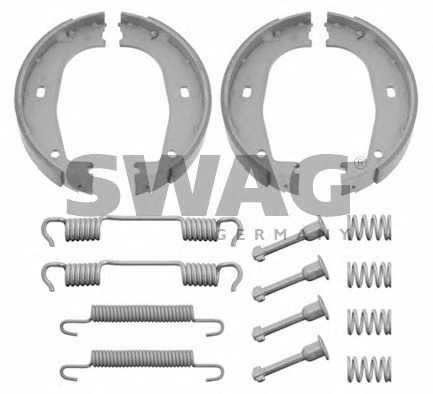 Set saboti frana, frana de mana 20 93 1045 SWAG - Frana tambur Set saboti frana, frana de mana 20 93 1045 SWAG - Frana tambur