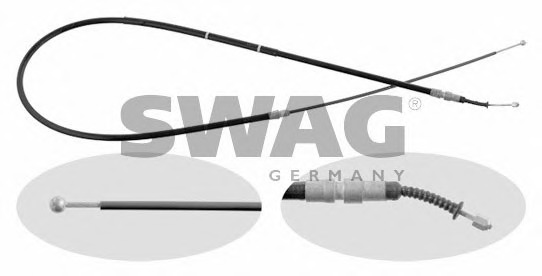 Cablu, frana de parcare 20 93 1148 SWAG - Maneta/ cablu Cablu, frana de parcare 20 93 1148 SWAG - Maneta/ cablu