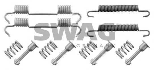 Set accesorii, sabot de frana 20 93 4156 SWAG - Frana tambur