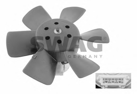 Ventilator, radiator 30 90 6991 SWAG - Gmv (electroventilator )
