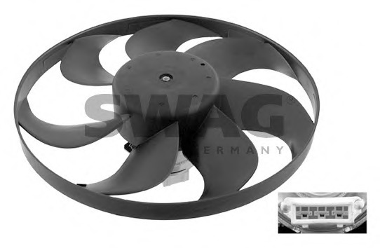 Ventilator, radiator 30 91 0279 SWAG - Gmv (electroventilator )