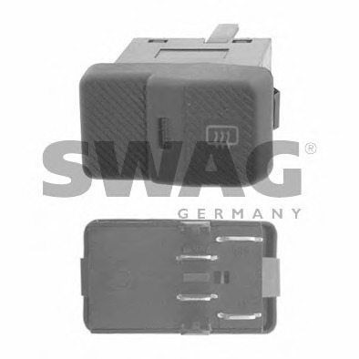 Comutator, incalzire luneta 30 91 7002 SWAG - Motor / releu Comutator, incalzire luneta 30 91 7002 SWAG - Motor / releu