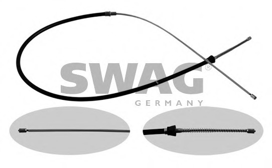 Cablu, frana de parcare 30 93 6348 SWAG - Maneta/ cablu Cablu, frana de parcare 30 93 6348 SWAG - Maneta/ cablu