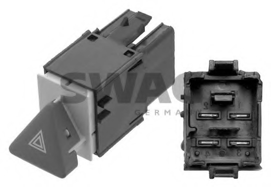 comutator ,lumini de avarie 30 93 8625 SWAG - Intrerupatoare / relee / control comutator ,lumini de avarie 30 93 8625 SWAG - Intrerupatoare / relee / control