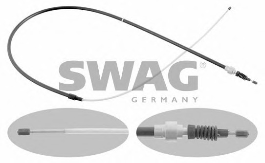 Cablu, frana de parcare 32 92 2962 SWAG - Maneta/ cablu Cablu, frana de parcare 32 92 2962 SWAG - Maneta/ cablu