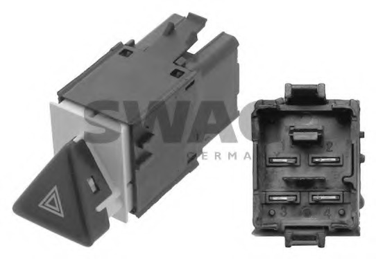 comutator ,lumini de avarie 32 93 8646 SWAG - Intrerupatoare / relee / control comutator ,lumini de avarie 32 93 8646 SWAG - Intrerupatoare / relee / control
