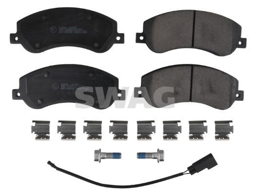 set placute frana,frana disc 50 91 6637 SWAG - Frana disc