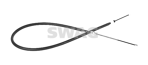 Cablu, frana de parcare 60 90 9050 SWAG - Maneta/ cablu