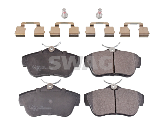 set placute frana,frana disc 62 91 6891 SWAG - Frana disc