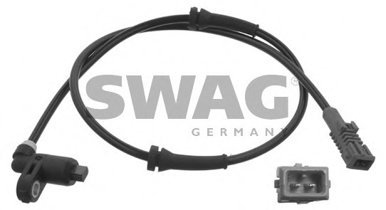 senzor,turatie roata 62 93 6941 SWAG - Control al dinamicii de rulare