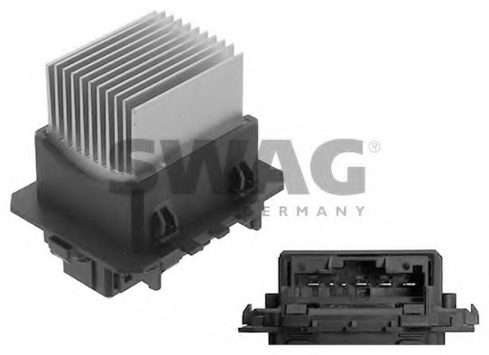 Rezistor, ventilator habitaclu 62 93 9755 SWAG - Motor ventilator/piese