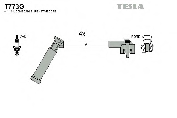 Set cablaj aprinder T773G TESLA Set cablaj aprinder T773G TESLA