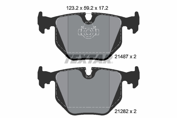 set placute frana,frana disc 2148703 TEXTAR - Frana disc set placute frana,frana disc 2148703 TEXTAR - Frana disc