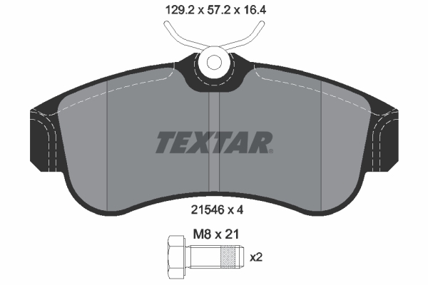 set placute frana,frana disc 2154601 TEXTAR - Frana disc set placute frana,frana disc 2154601 TEXTAR - Frana disc