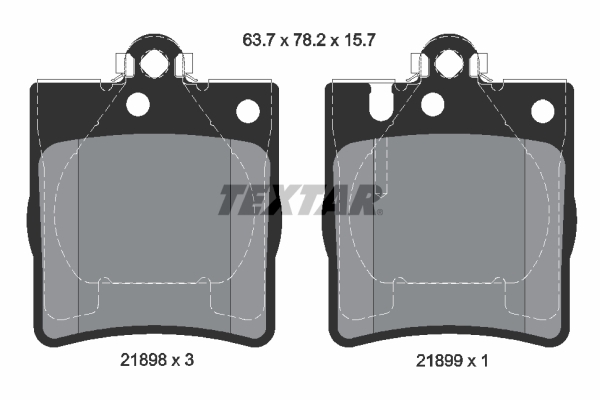 set placute frana,frana disc 2189881 TEXTAR - Set placute frana set placute frana,frana disc 2189881 TEXTAR - Set placute frana
