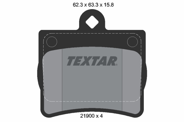 set placute frana,frana disc 2190003 TEXTAR - Set placute frana set placute frana,frana disc 2190003 TEXTAR - Set placute frana