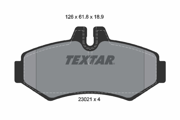 set placute frana,frana disc 2302101 TEXTAR - Frana disc set placute frana,frana disc 2302101 TEXTAR - Frana disc
