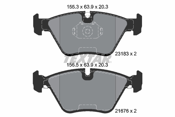 set placute frana,frana disc 2318302 TEXTAR - Frana disc set placute frana,frana disc 2318302 TEXTAR - Frana disc
