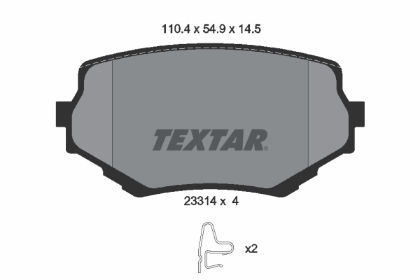 set placute frana,frana disc 2331401 TEXTAR - Frana disc set placute frana,frana disc 2331401 TEXTAR - Frana disc