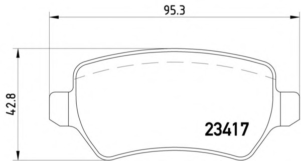 set placute frana,frana disc 2341702 TEXTAR - Frana disc set placute frana,frana disc 2341702 TEXTAR - Frana disc