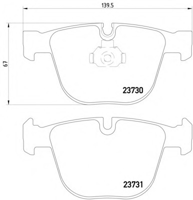 set placute frana,frana disc 2373007 TEXTAR - Frana disc set placute frana,frana disc 2373007 TEXTAR - Frana disc