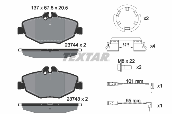 set placute frana,frana disc 2374381 TEXTAR - Frana disc set placute frana,frana disc 2374381 TEXTAR - Frana disc